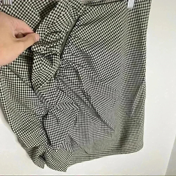 NWT A.L.C. Jupiter Houndstooth Ruffled Mini Skirt - Picture 3 of 4